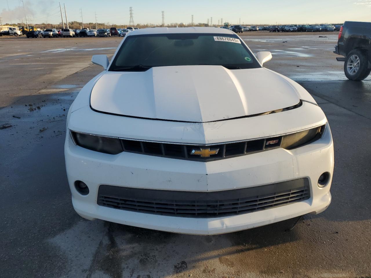 2014 Chevrolet Camaro VIN 2G1FC1E32E9263946 Copart auction photo, side / front end damage thumbnail 5