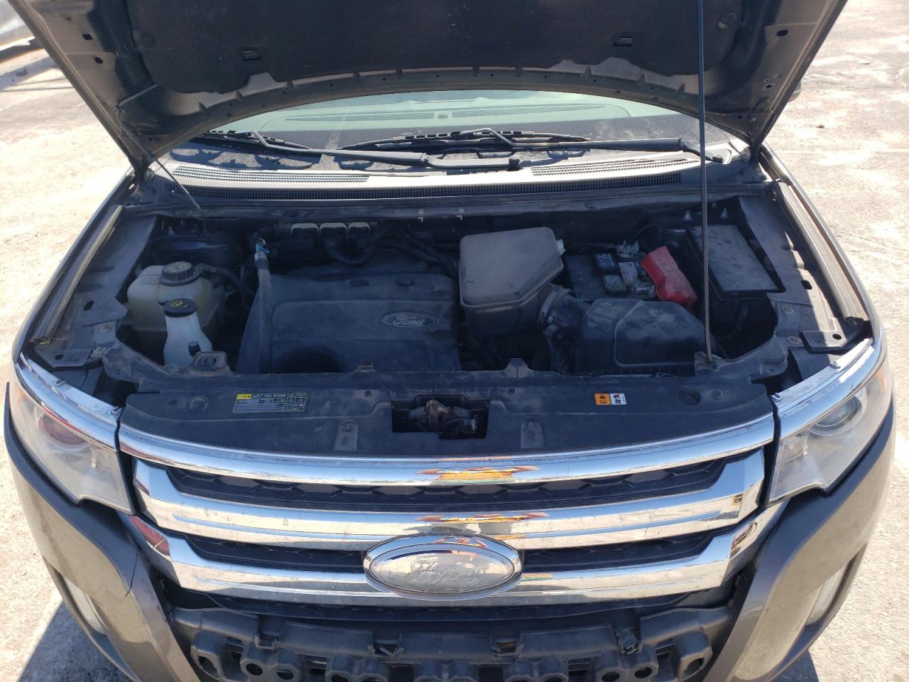 2013 Ford Edge VIN 2FMDK4JC9DBA53369 Copart auction photo, front end / hail damage thumbnail 13