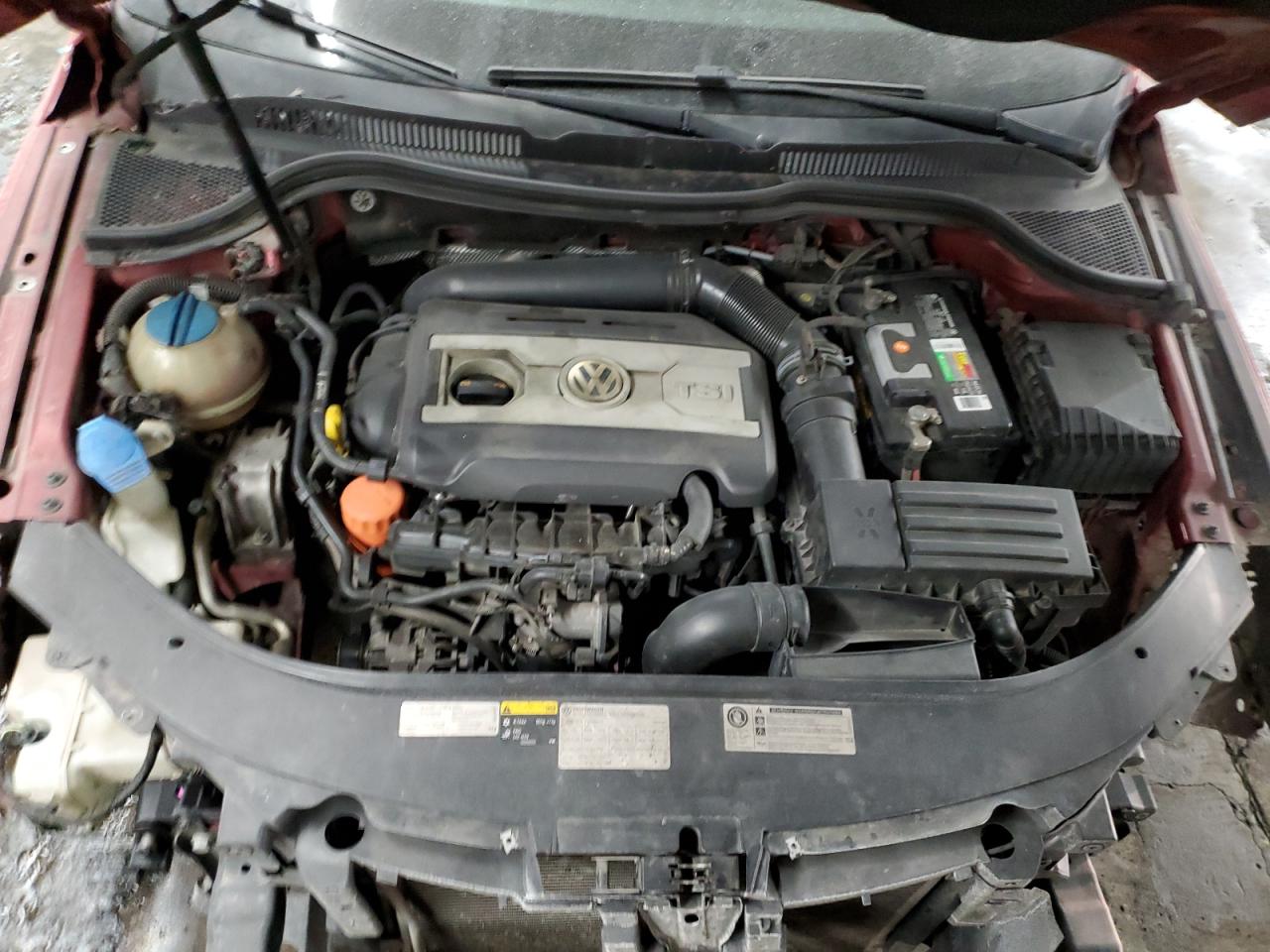 2013 Volkswagen Passat CC VIN WVWBP7AN0DE564697 Copart auction photo, rear end / side damage thumbnail 11