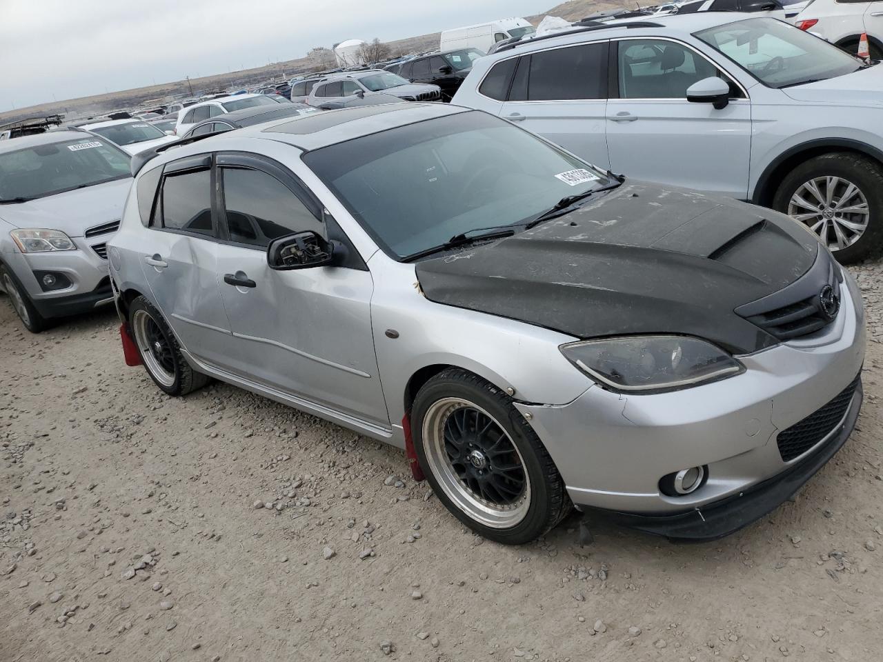 2005 Mazda 3 VIN JM1BK343051255015 Copart auction photo, rear end damage thumbnail 4
