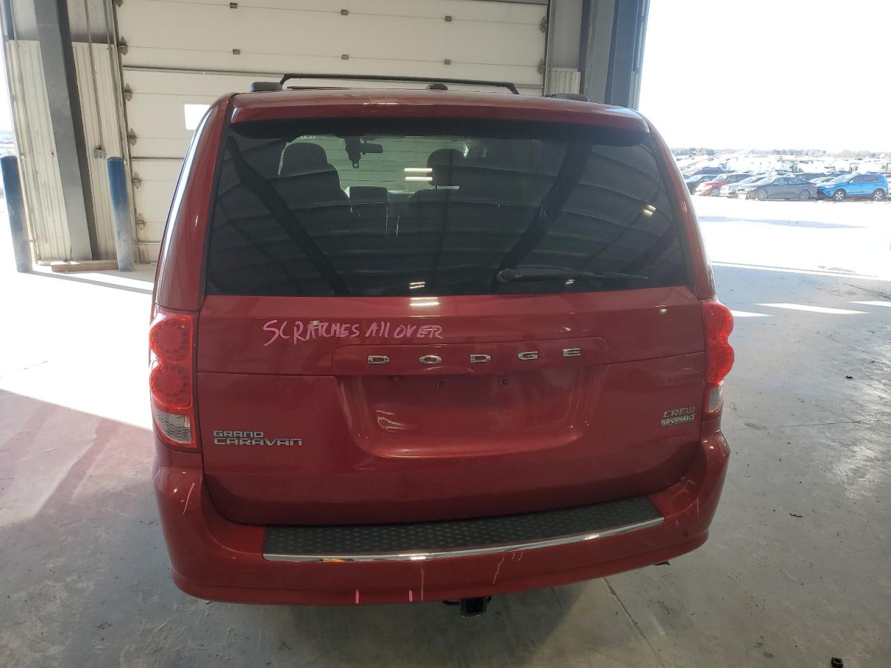 2013 Dodge Caravan VIN 2C4RDGDG7DR806960 Copart auction photo, front end damage thumbnail 6