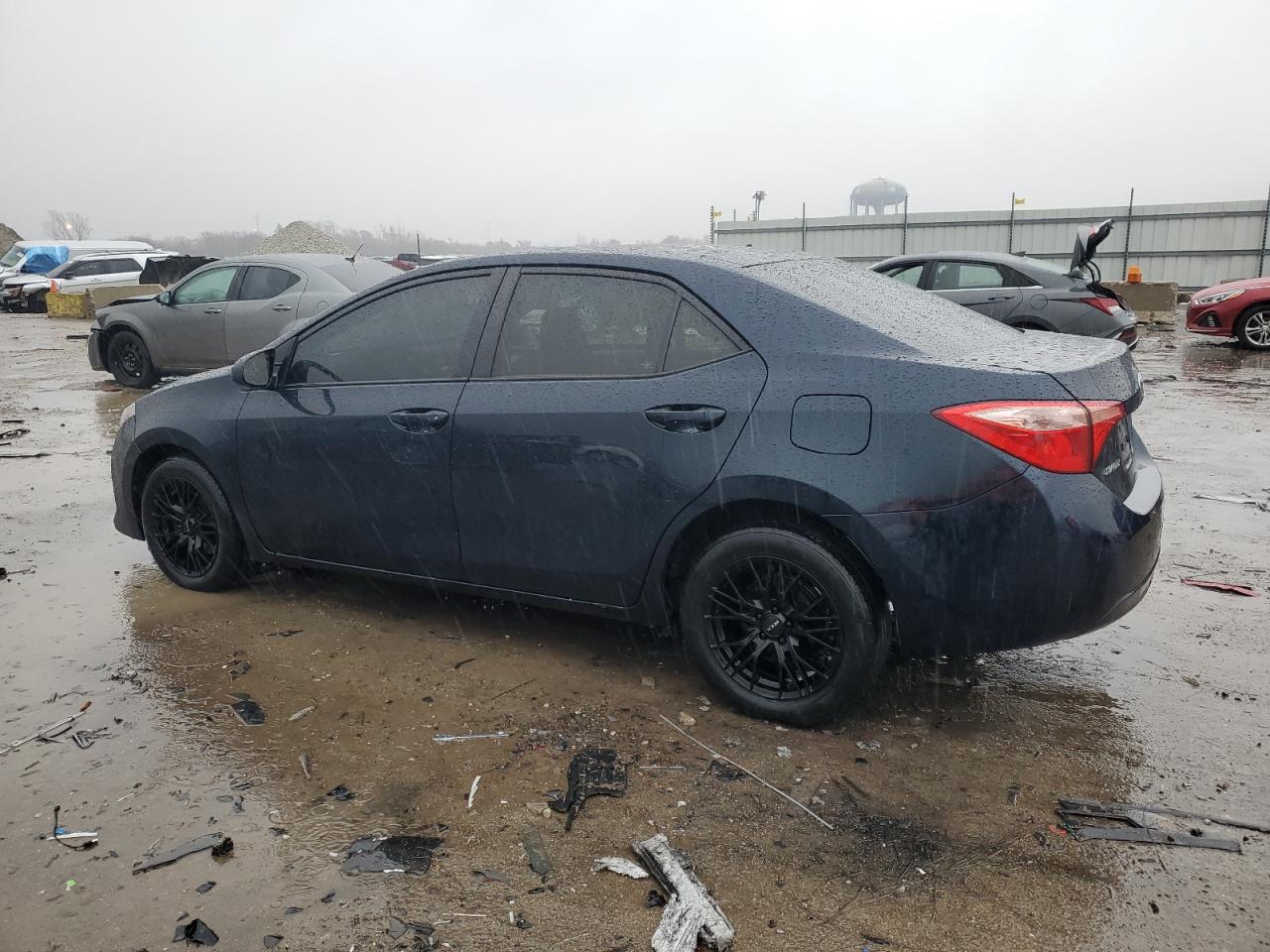 2017 Toyota Corolla VIN 2T1BURHEXHC871569 Copart auction photo, side / front end damage thumbnail 2