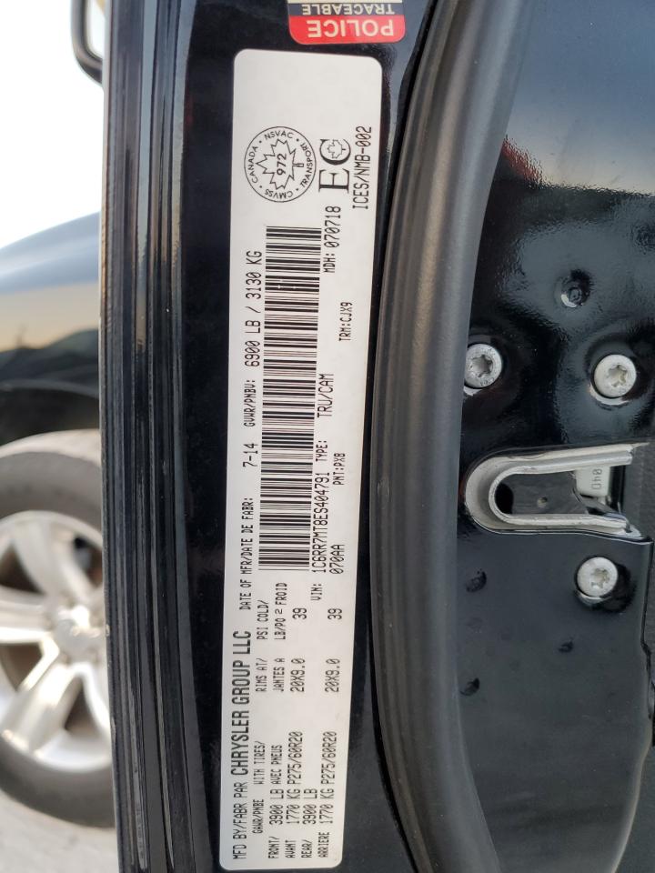 2014 RAM 1500 VIN 1C6RR7MT8ES404791 Copart auction photo, front end / minor dent/scratches damage thumbnail 12