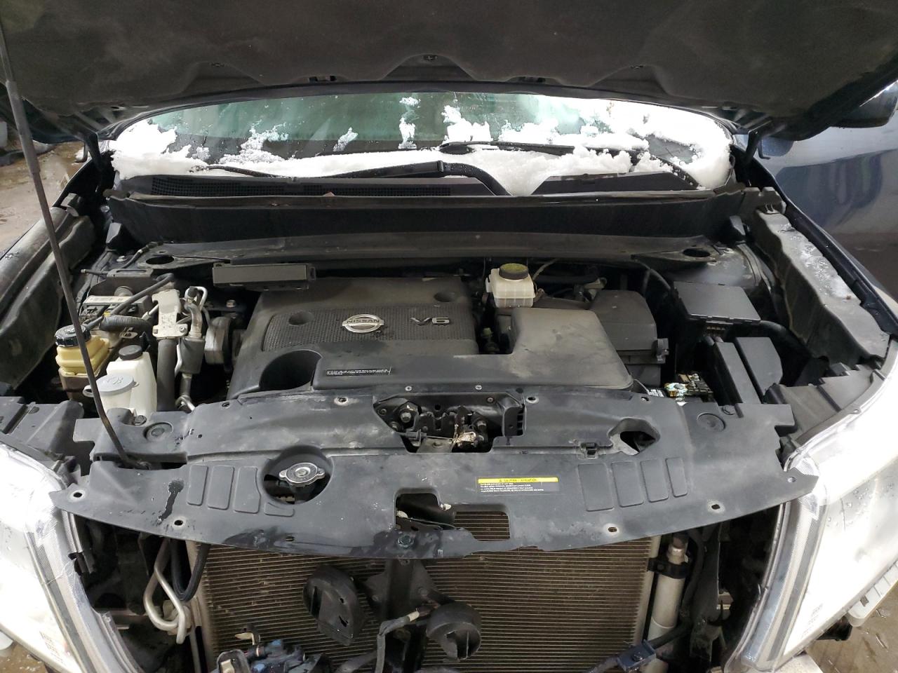 2016 Nissan Pathfinder VIN 5N1AR2MM1GC663469 Copart auction photo, front end damage thumbnail 13