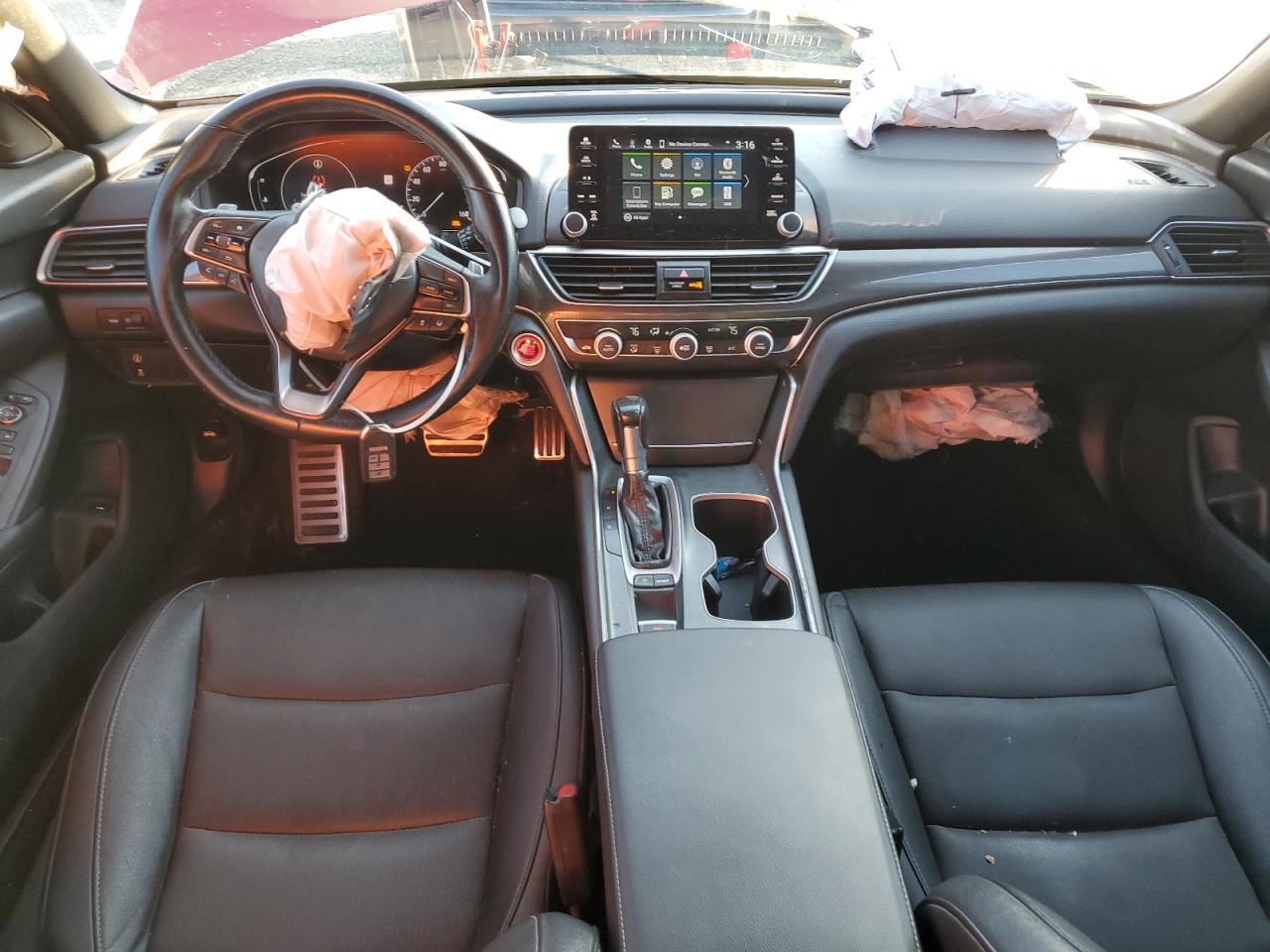 2019 Honda Accord VIN 1HGCV1F33KA000711 Copart auction photo, front end damage thumbnail 8