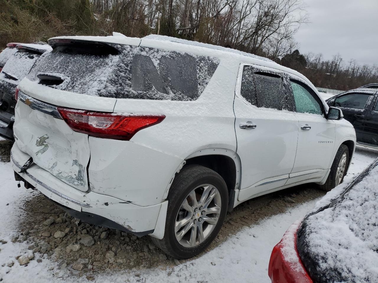 2020 Chevrolet Traverse VIN 1GNEVNKW1LJ214717 Copart auction photo, rear end damage thumbnail 3