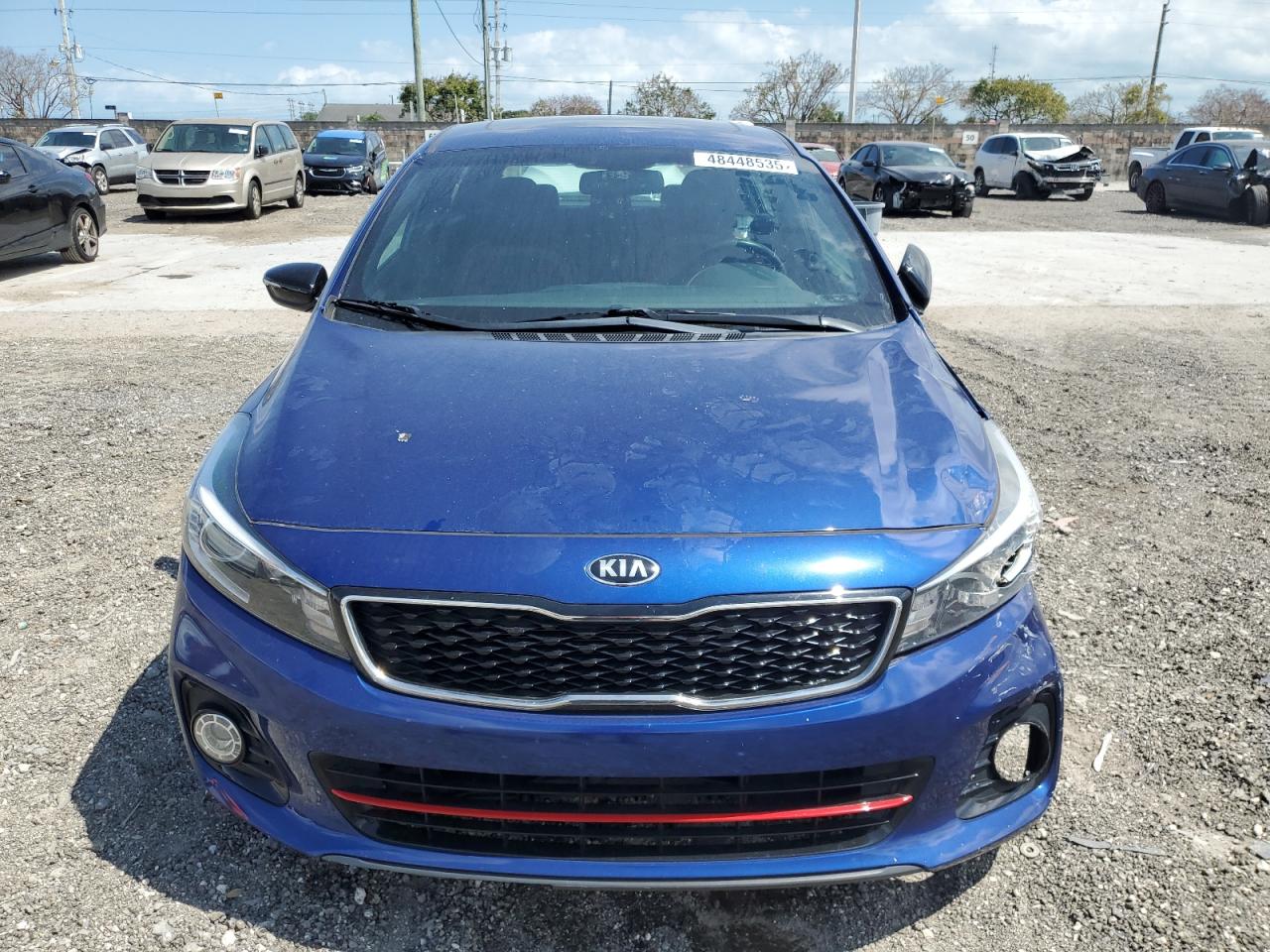 2018 KIA Forte VIN 3KPFN5A35JE194776 Copart auction photo, front end / side damage thumbnail 5