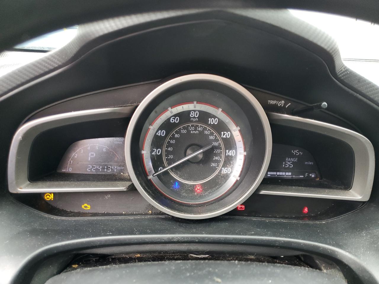 2016 Mazda 3 VIN JM1BM1U72G1305482 Copart auction photo, front end / mechanical damage thumbnail 9