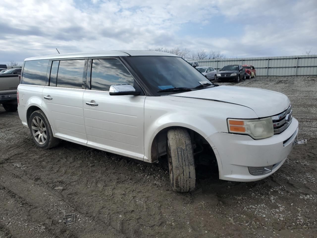 2010 Ford Flex VIN 2FMGK5DC3ABA91576 Copart auction photo, side damage thumbnail 4