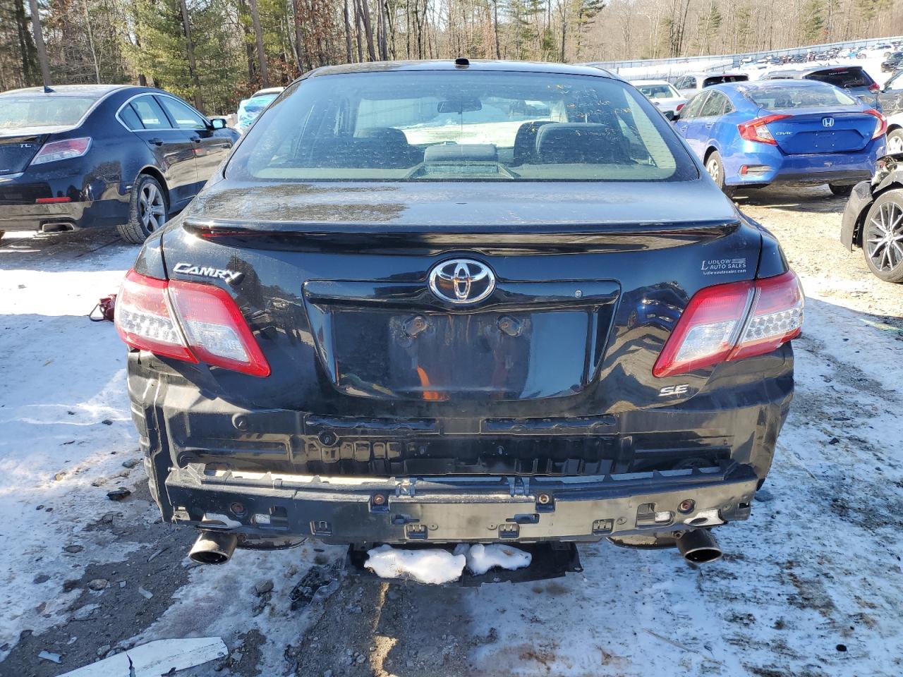 2011 Toyota Camry VIN 4T1BF3EKXBU176998 Copart auction photo, rear end / undercarriage damage thumbnail 6