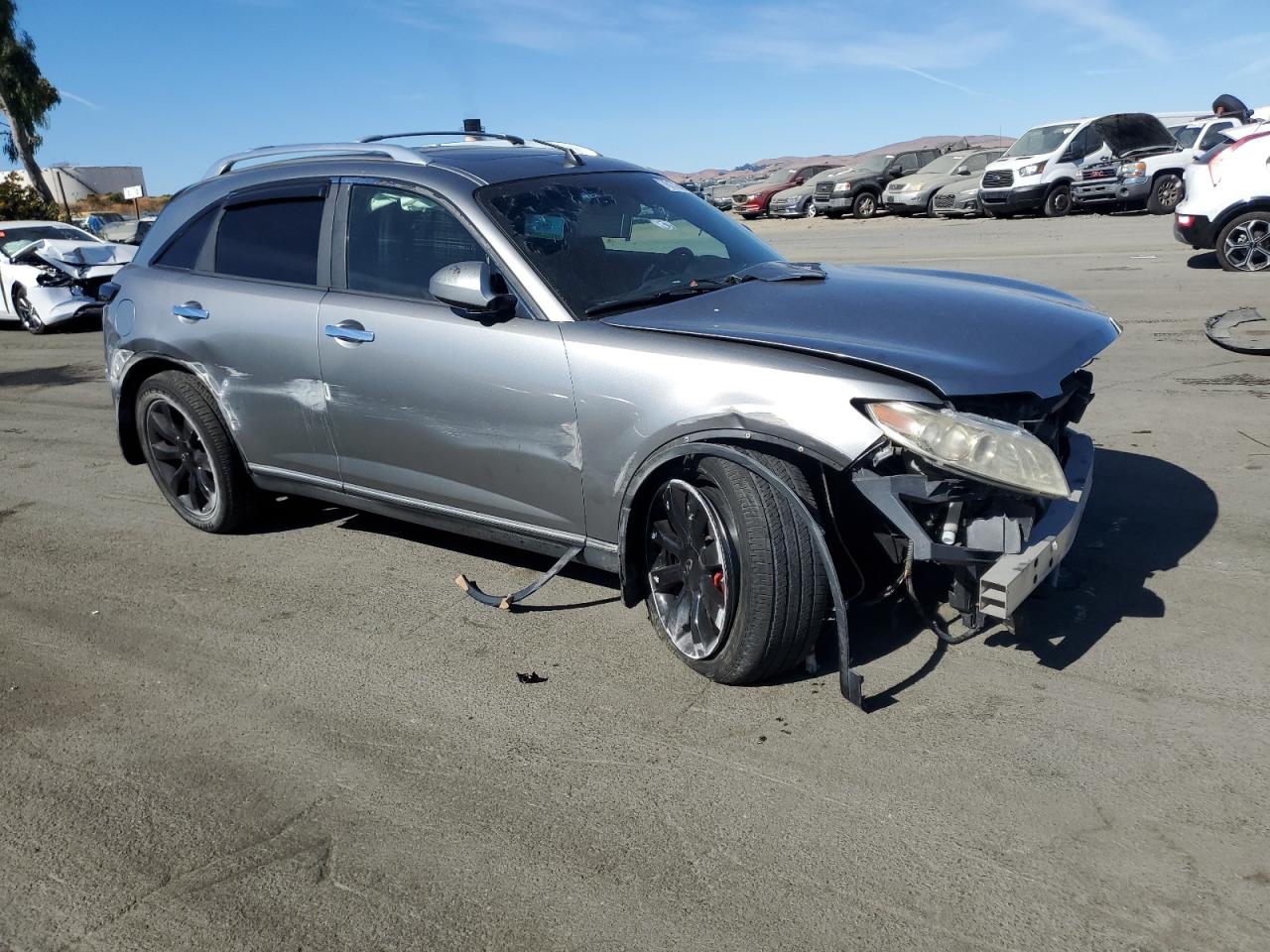 2004 Infiniti FX VIN JNRAS08W14X224978 Copart auction photo, front end damage thumbnail 4