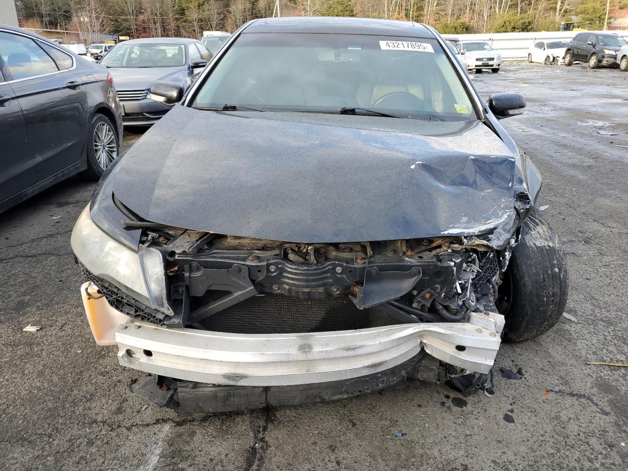 2012 Acura TL VIN 19UUA8F51CA008382 Copart auction photo, front end / undercarriage damage thumbnail 5