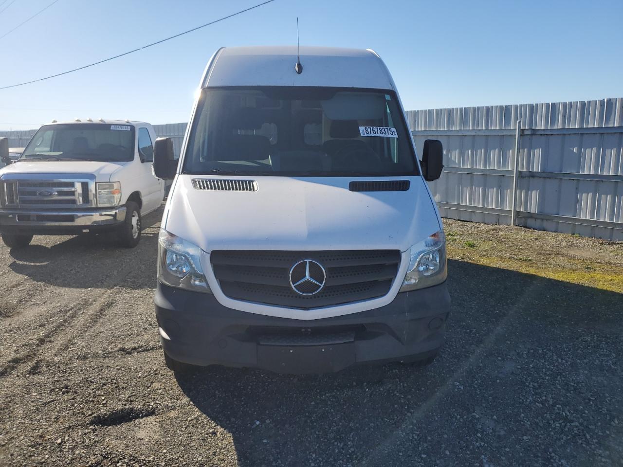 2016 Mercedes-Benz Sprinter VIN WD3PE7DD2GP327033 Copart auction photo, top/roof damage thumbnail 5