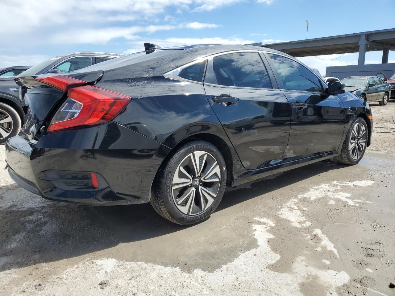 2018 Honda Civic VIN JHMFC1F78JX003196 Copart auction photo, rear end damage thumbnail 3