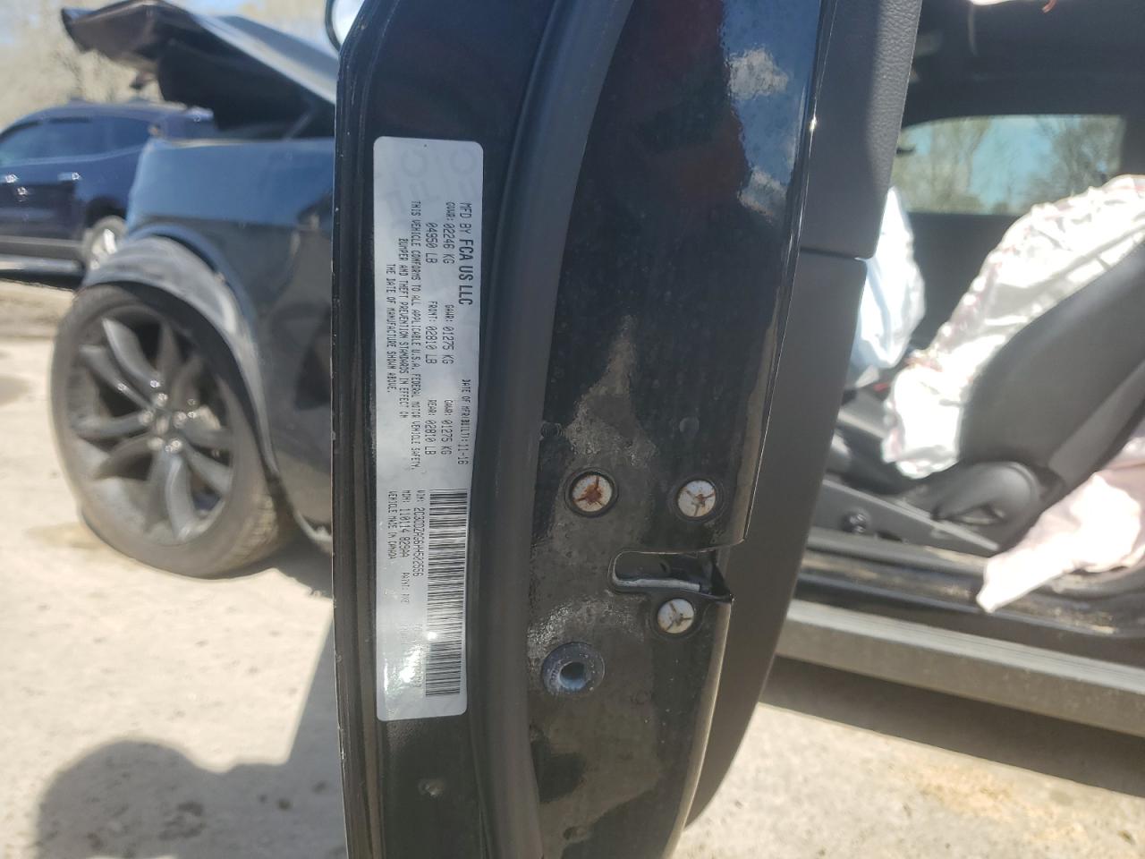 2017 Dodge Challenger VIN 2C3CDZAG6HH502556 Copart auction photo, front end damage thumbnail 13