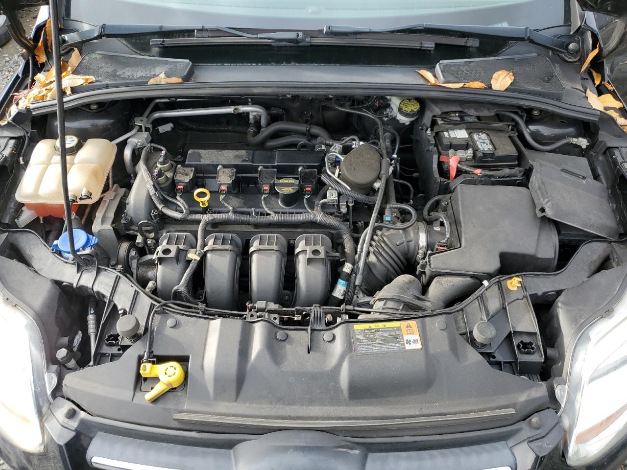 2013 Ford Focus VIN 1FADP3F2XDL139120 Copart auction photo, side / front end damage thumbnail 11