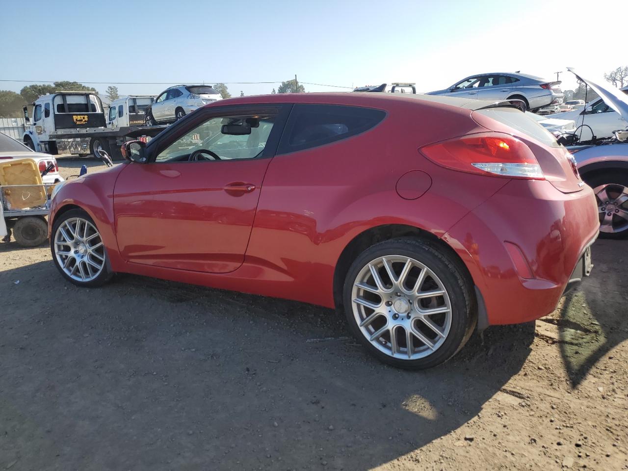 2013 Hyundai Veloster VIN KMHTC6AD3DU157363 Copart auction photo, front end / side damage thumbnail 2