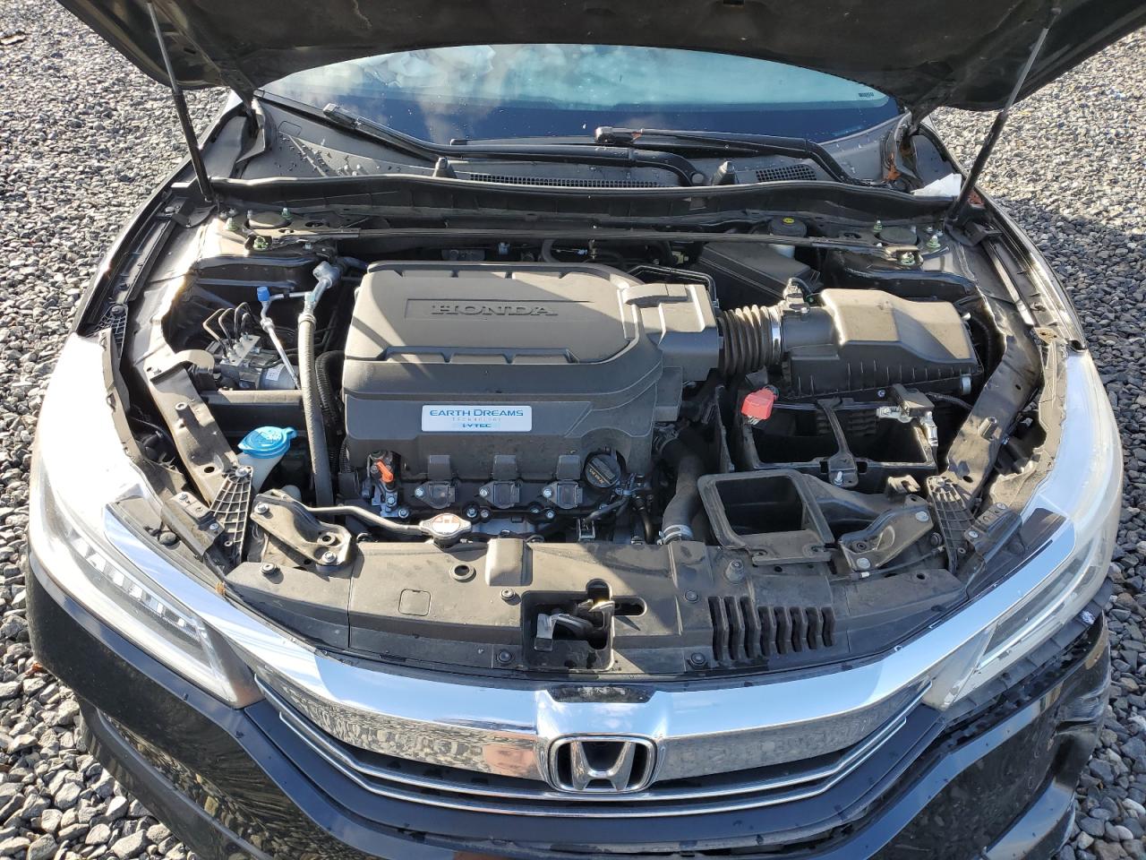 2017 Honda Accord VIN 1HGCR3F93HA007994 Copart auction photo, side / undercarriage damage thumbnail 12