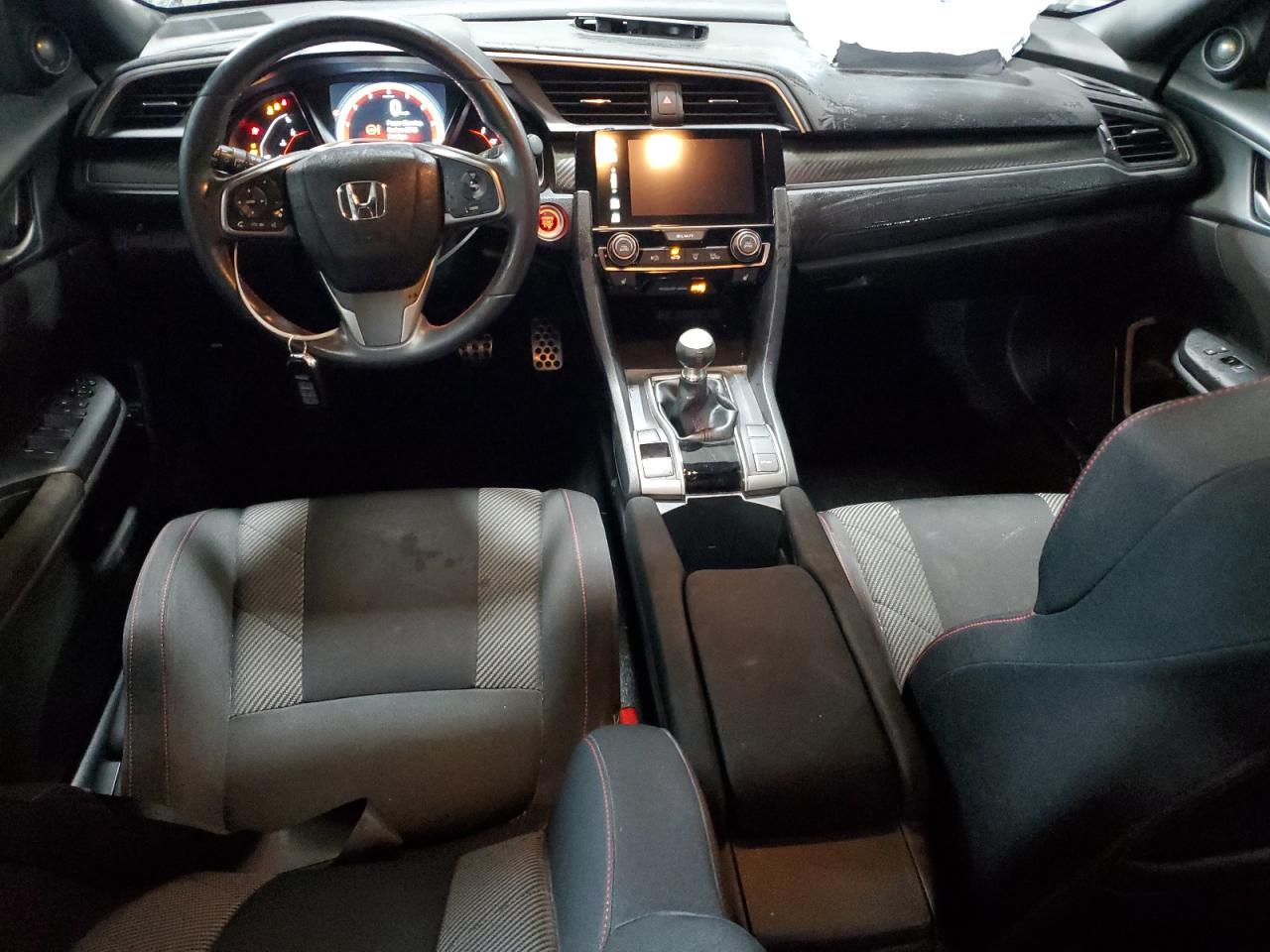 2017 Honda Civic VIN 2HGFC1E57HH707357 Copart auction photo, front end / rear end damage thumbnail 8