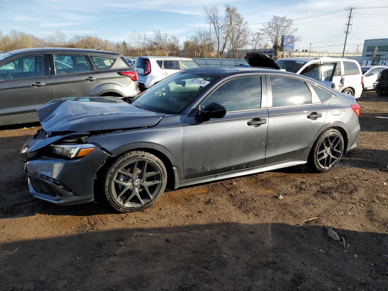 2022 Honda Civic VIN 2HGFE2F56NH599369