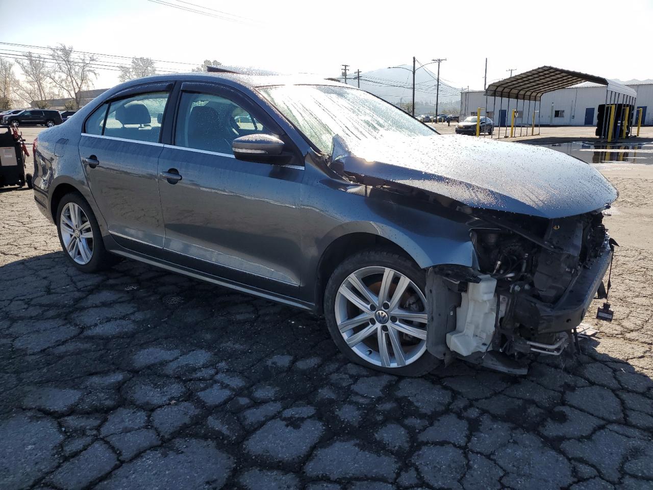 2017 Volkswagen Jetta VIN 3VWL17AJ1HM408040 Copart auction photo, front end damage thumbnail 4