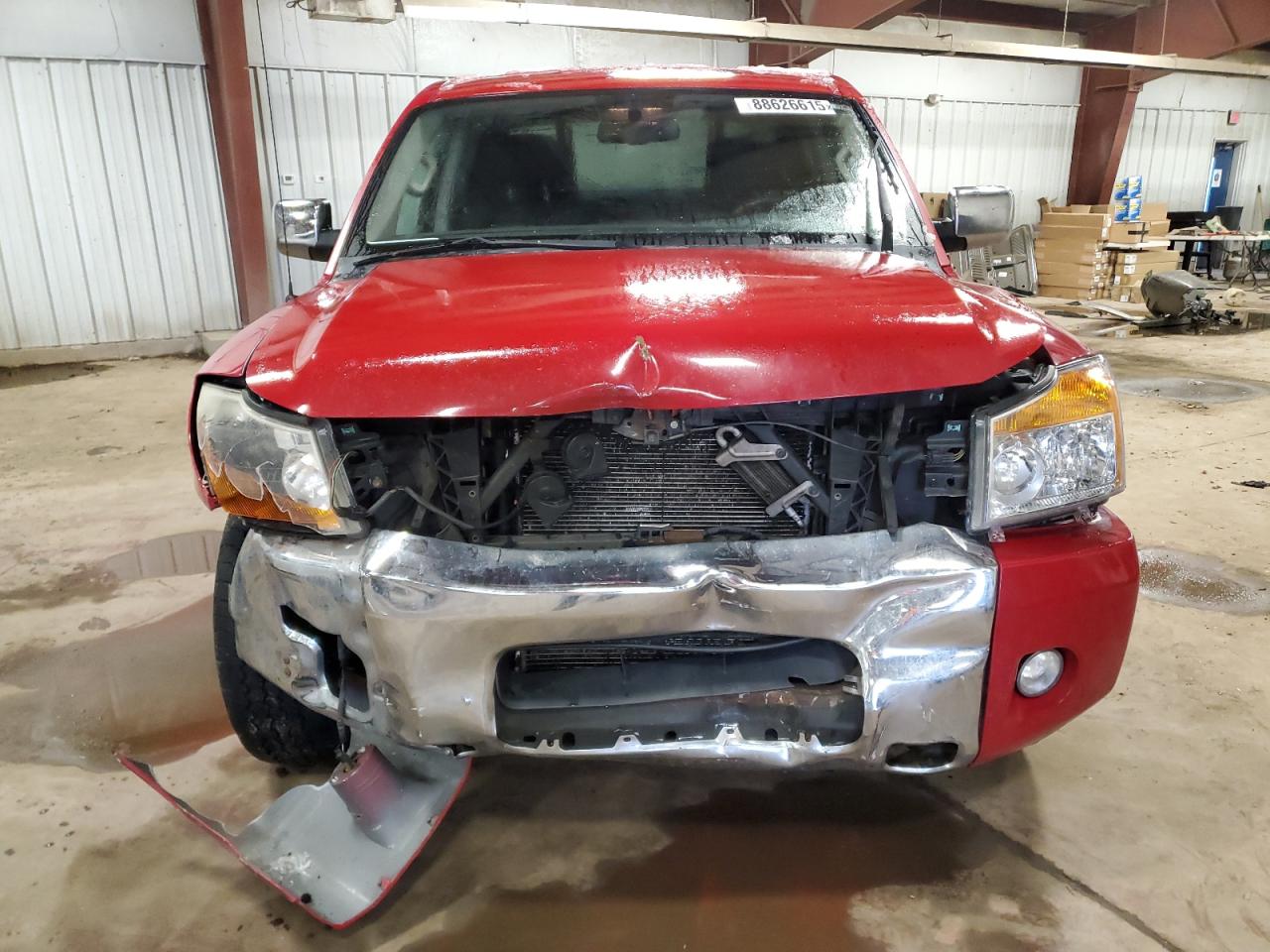 2012 Nissan Titan VIN 1N6BA0ED3CN329247 Copart auction photo, front end damage thumbnail 5