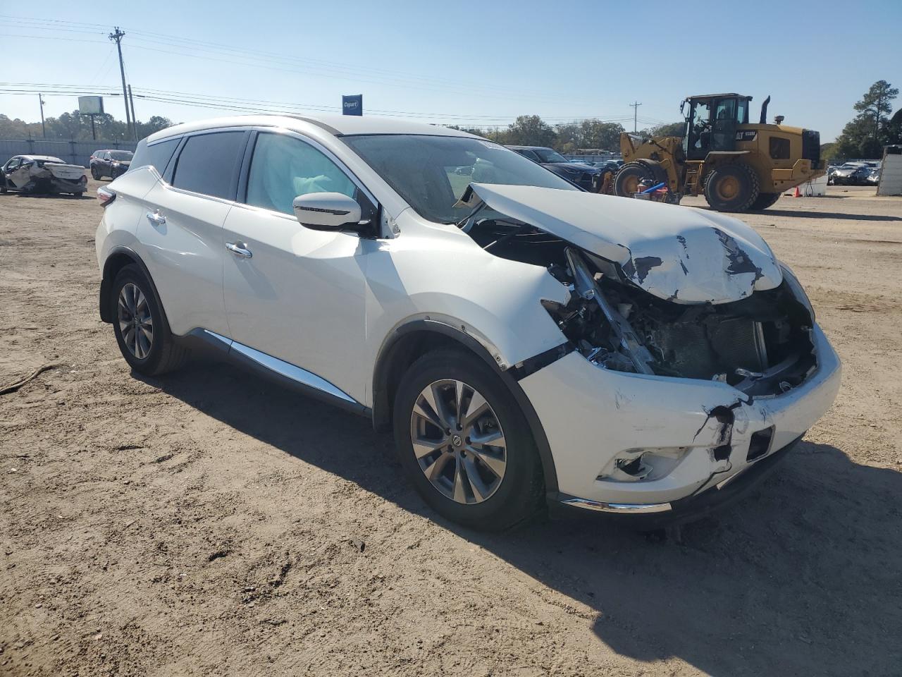 2015 Nissan Murano VIN 5N1AZ2MG7FN290354 Copart auction photo, front end damage thumbnail 4
