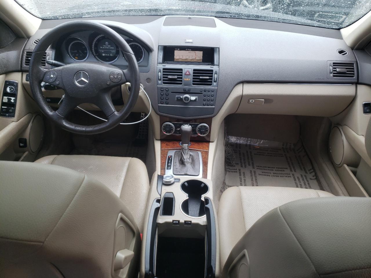 2011 Mercedes-Benz C-klasse VIN WDDGF5EB6BR157735 Copart auction photo, front end damage thumbnail 8