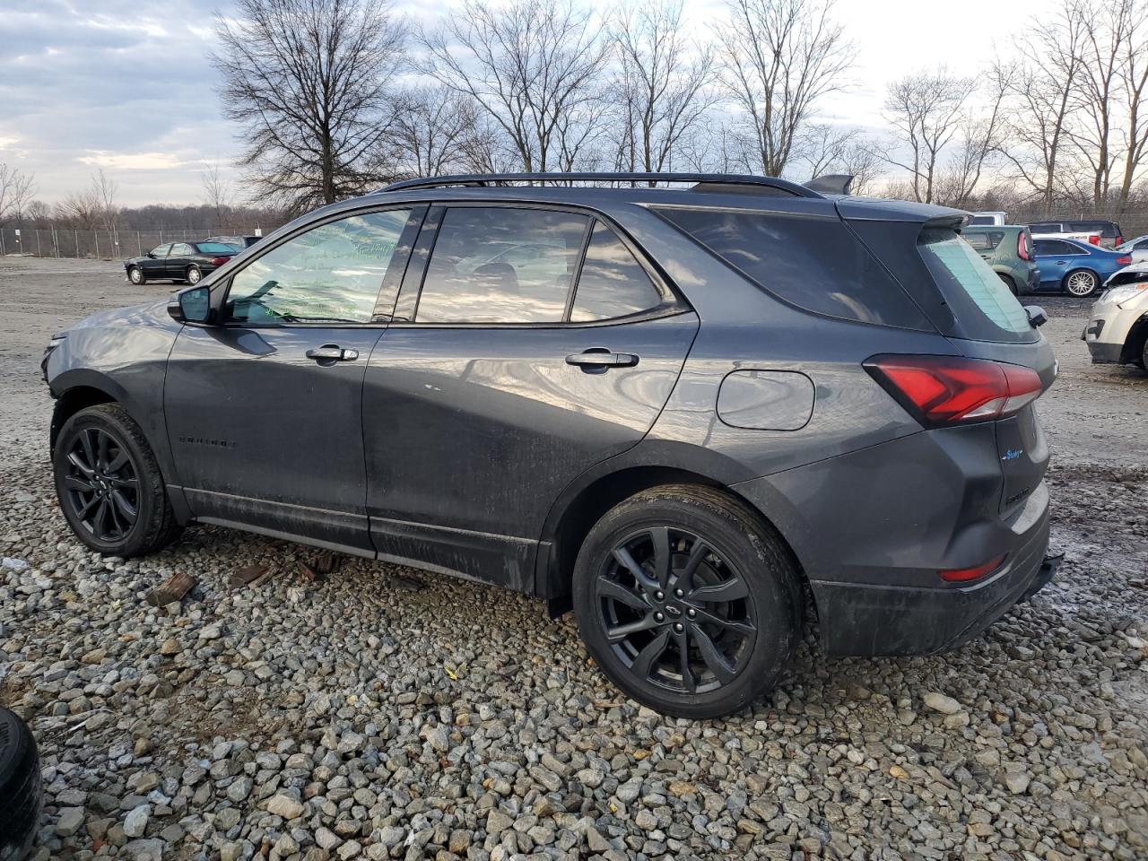 2022 Chevrolet Equinox VIN 3GNAXWEV1NS103362 Copart auction photo, front end / side damage thumbnail 2