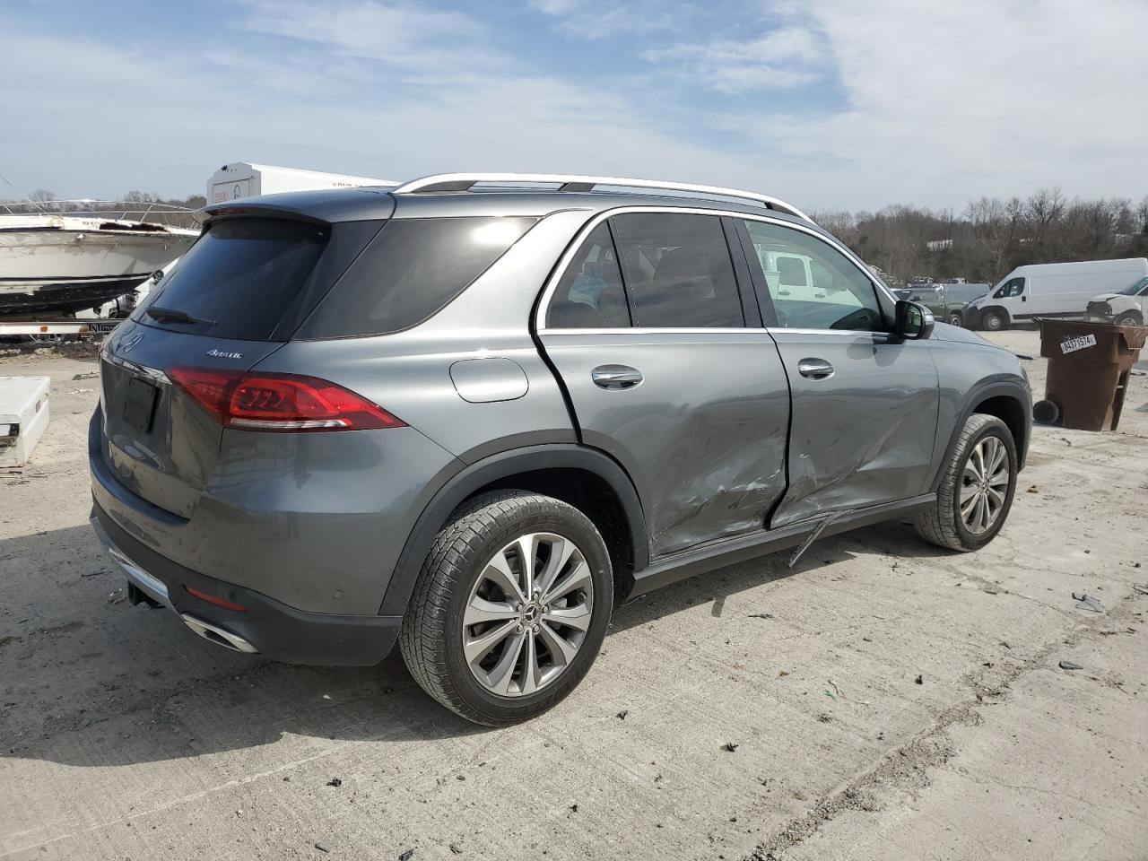 2020 Mercedes-Benz GLE VIN 4JGFB4KE3LA093630 Copart auction photo, side damage thumbnail 3