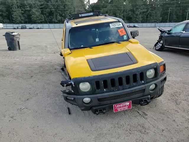 2007 Hummer H3 VIN 5GTDN13EX78147544 Copart auction photo, side damage thumbnail 12