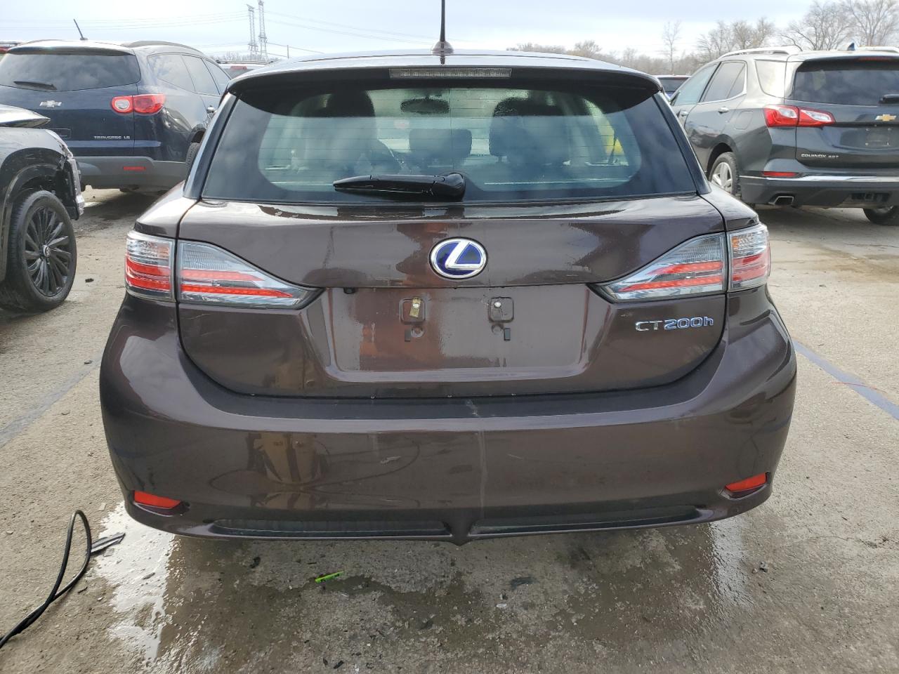 2012 Lexus CT VIN JTHKD5BH3C2048936 Copart auction photo, front end damage thumbnail 6