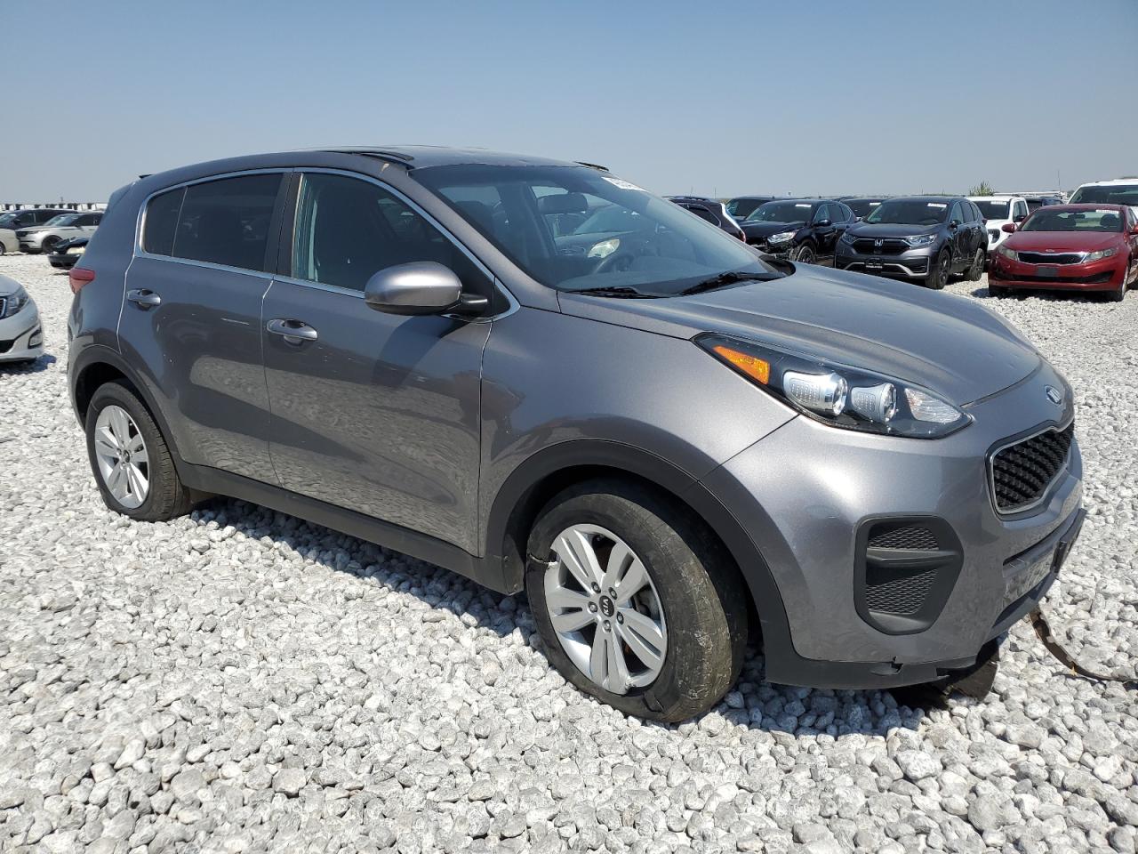 2018 KIA Sportage VIN KNDPM3AC8J7479497 Copart auction photo, undercarriage / hail damage thumbnail 4