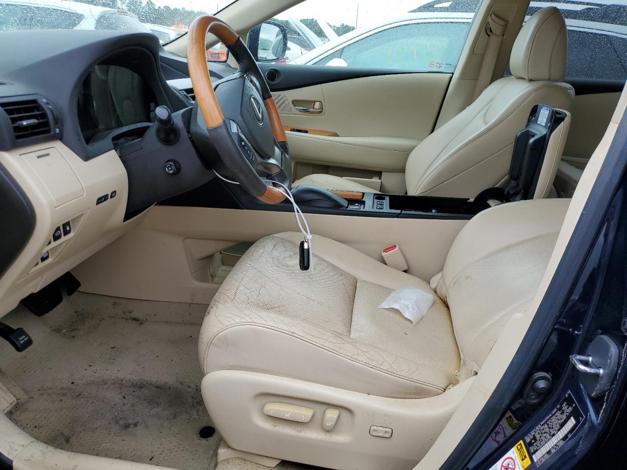 2015 Lexus RX VIN 2T2ZB1BAXFC001552 Copart auction photo, water/flood damage thumbnail 7