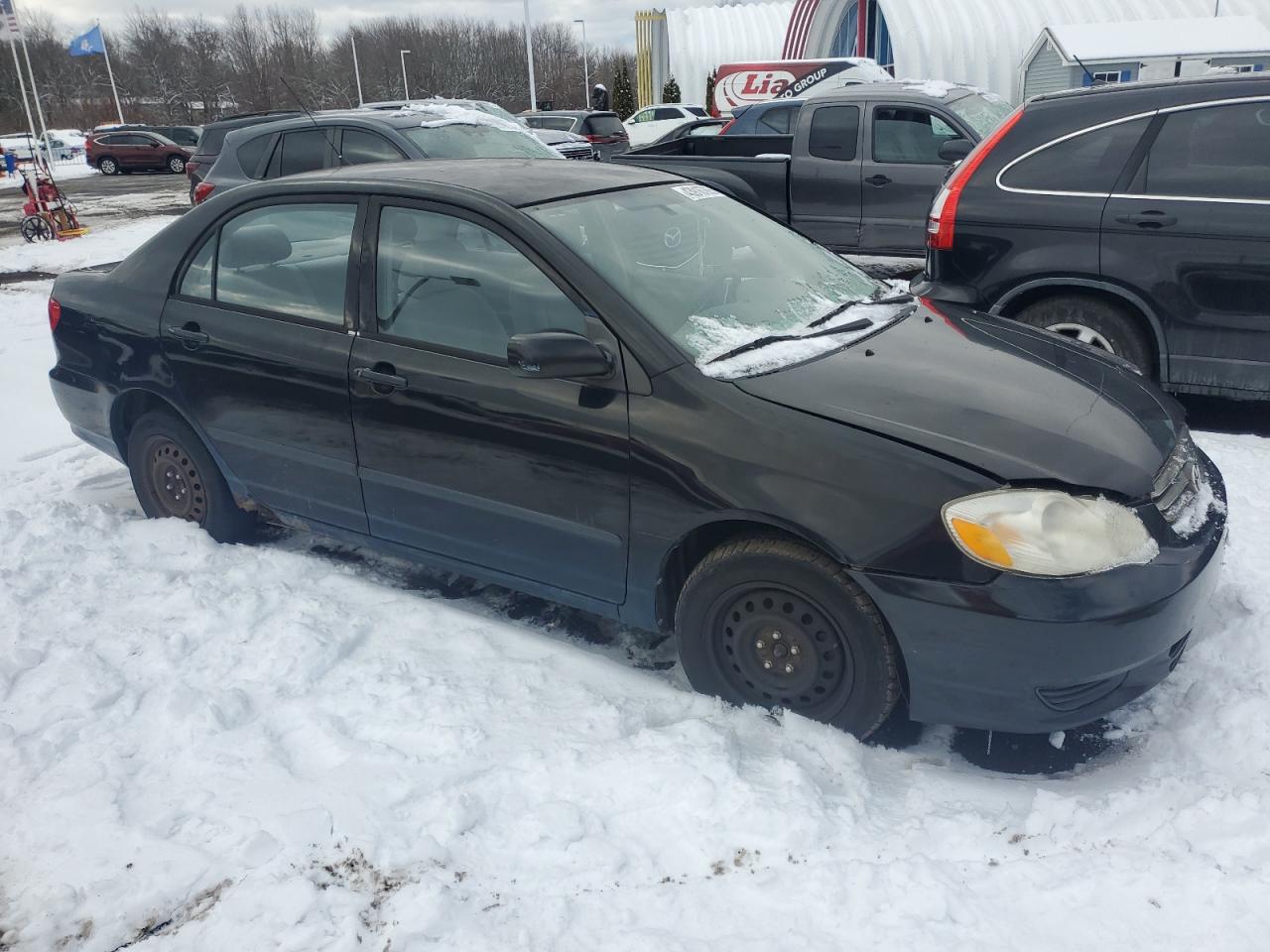 2004 Toyota Corolla VIN 2T1BR32E64C221140 Copart auction photo, front end / minor dent/scratches damage thumbnail 4