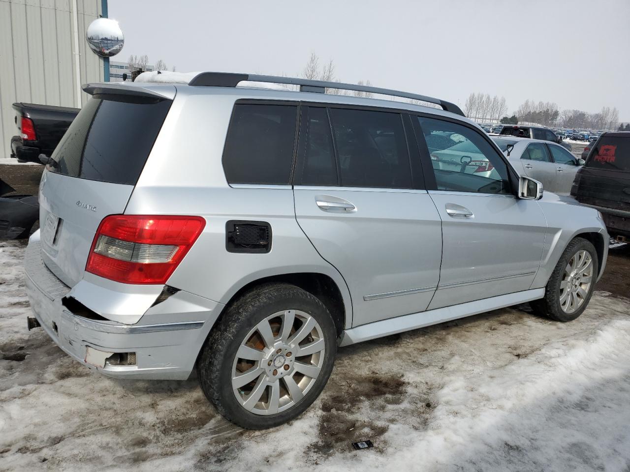 2010 Mercedes-Benz GLK-klasse VIN WDCGG8HB3AF314118 Copart auction photo, rear end damage thumbnail 3