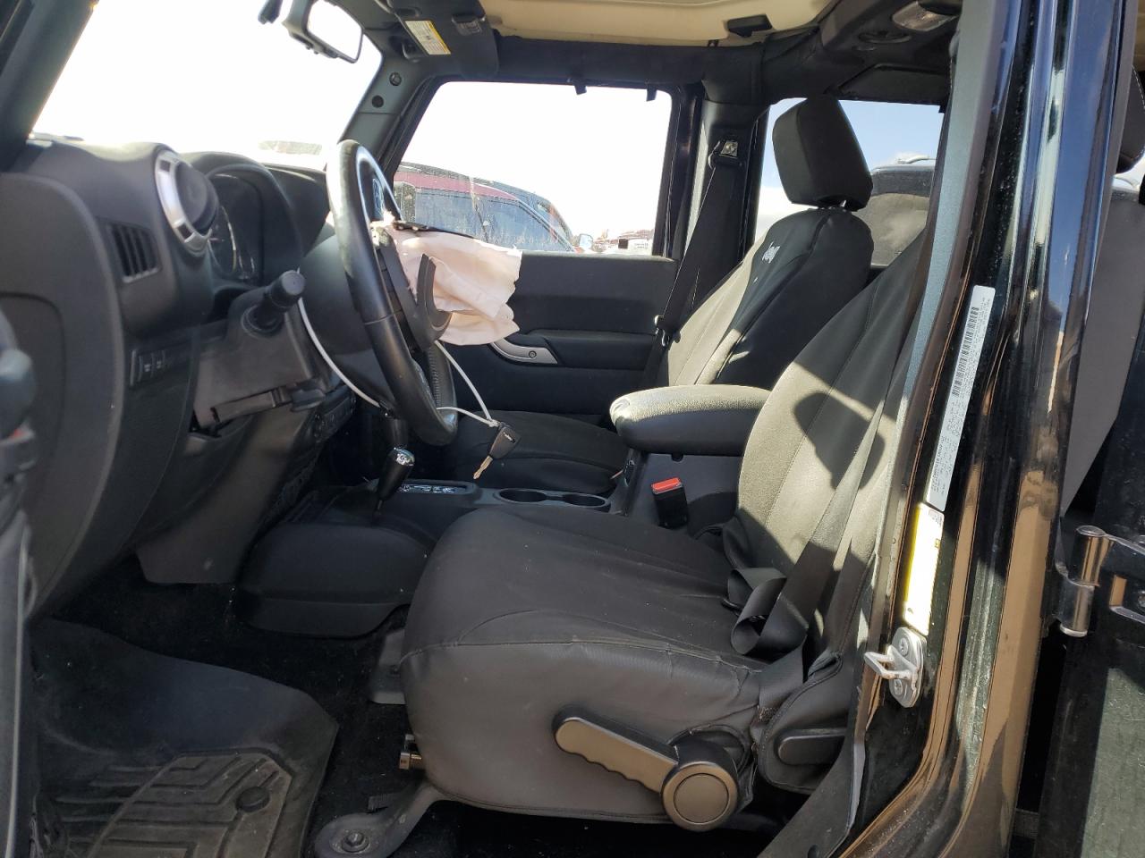 2015 Jeep Wrangler VIN 1C4BJWFG1FL534290 Copart auction photo, front end damage thumbnail 7