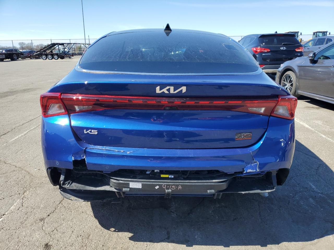 2023 KIA K5 VIN 5XXG34J20PG220518 Copart auction photo, front end / rear end damage thumbnail 6