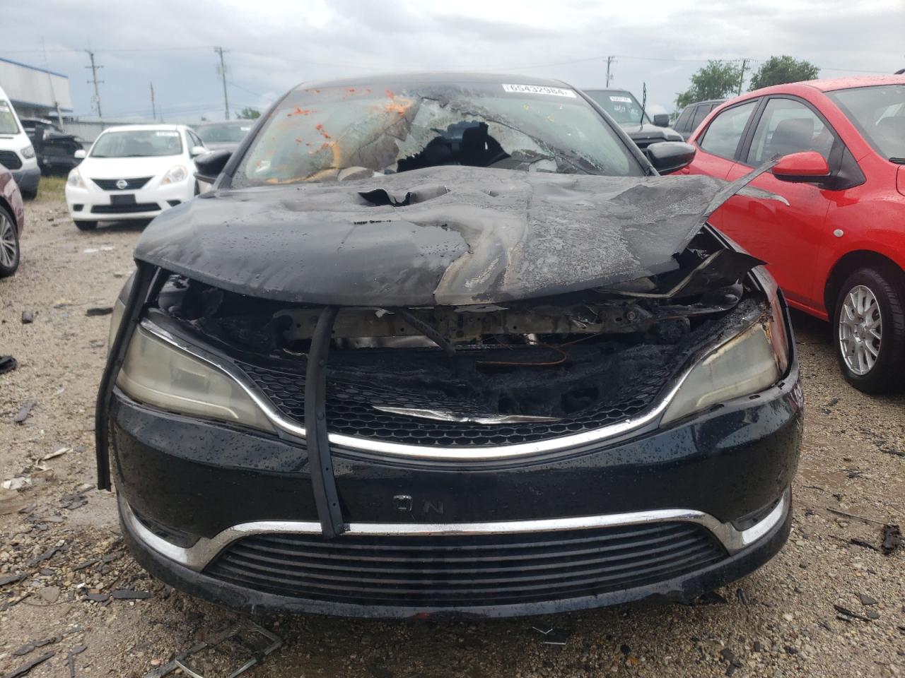 2015 Chrysler 200 VIN 1C3CCCAB9FN539433 Copart auction photo, burn - engine / minor dent/scratches damage thumbnail 5