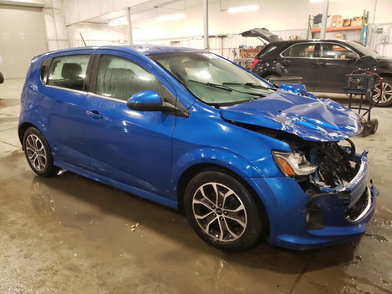 2018 Chevrolet Sonic VIN 1G1JD6SH3J4105391 Copart auction photo, front end damage thumbnail 4