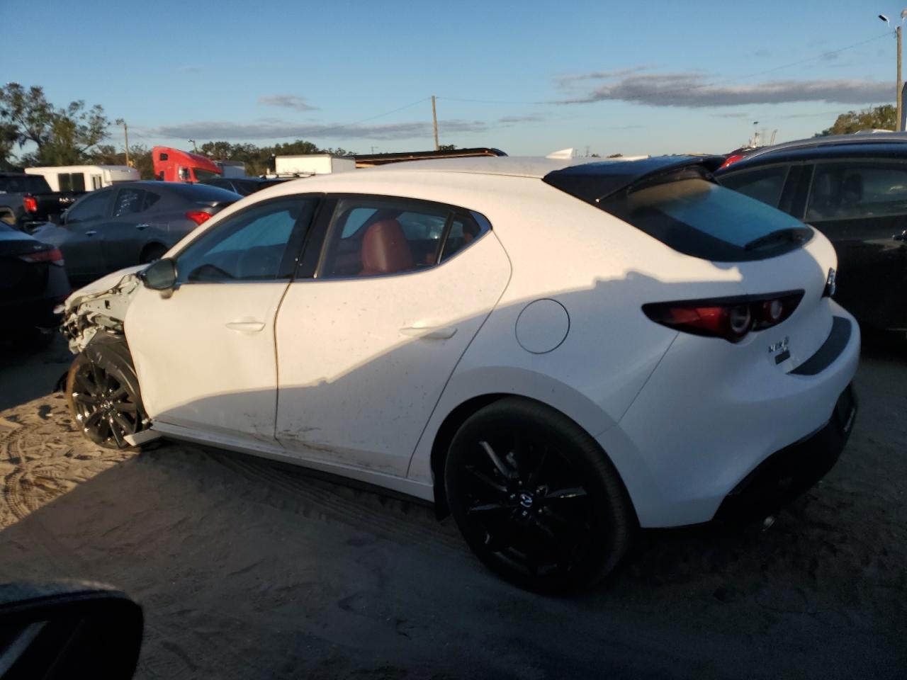 2024 Mazda 3 VIN JM1BPBNY7R1720854 Copart auction photo, front end / undercarriage damage thumbnail 2