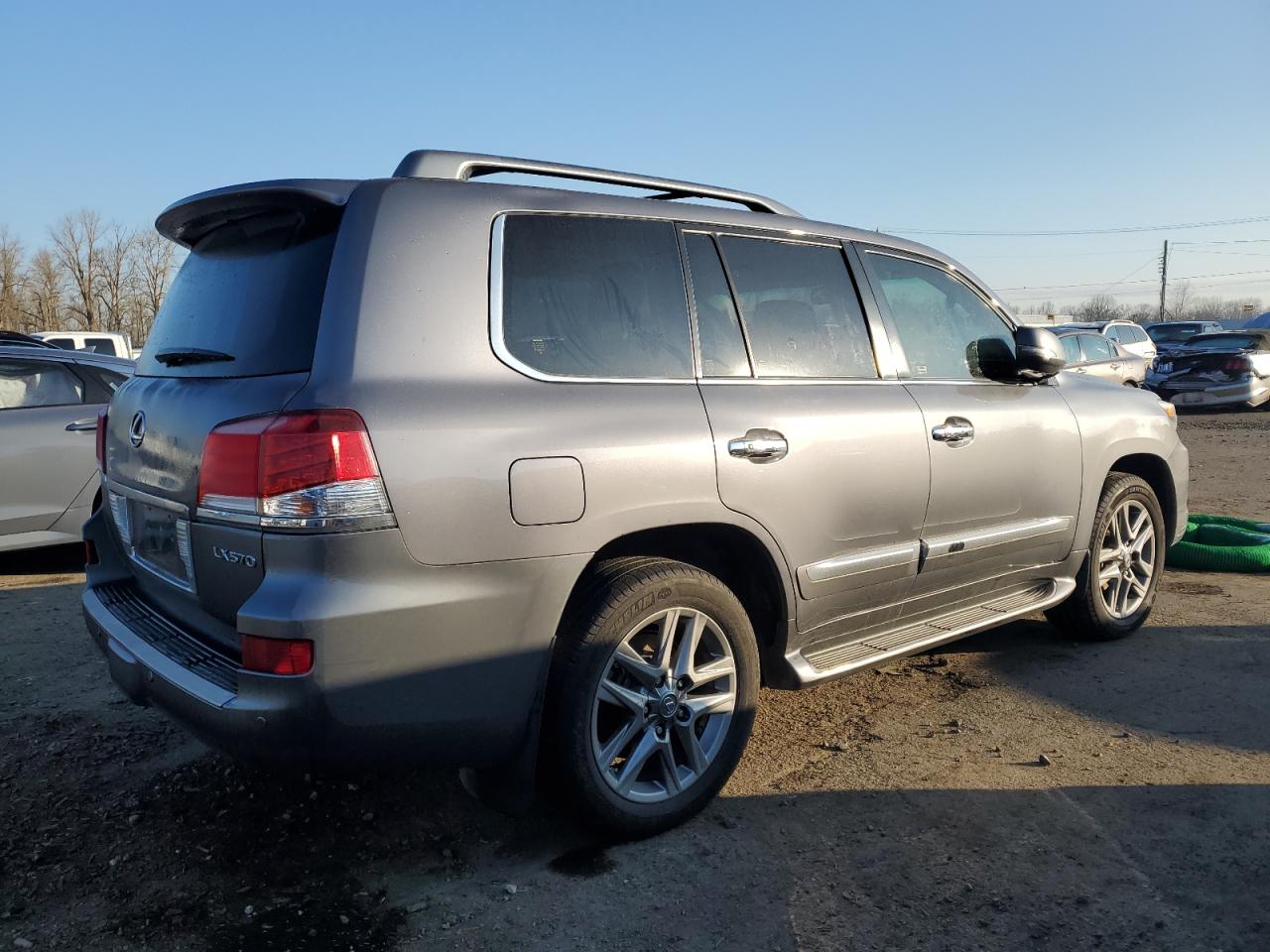2013 Lexus LX VIN JTJHY7AX8D4107082 Copart auction photo, vandalism / all over damage thumbnail 3