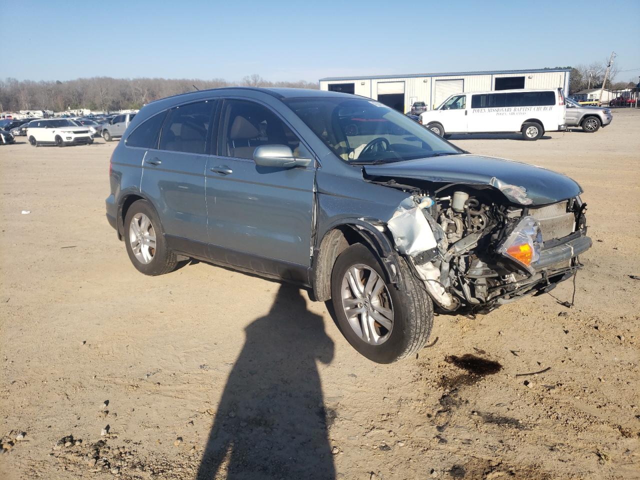 2010 Honda CR-V VIN JHLRE3H77AC006778 Copart auction photo, mechanical / front end damage thumbnail 4