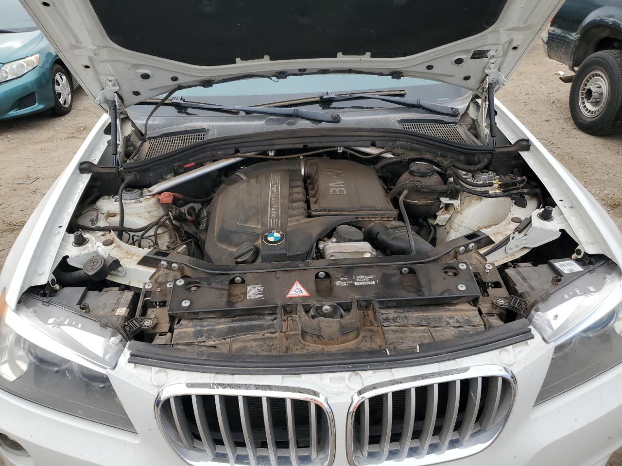 2013 BMW X3 VIN 5UXWX7C52DL981554 Copart auction photo, normal wear damage thumbnail 11
