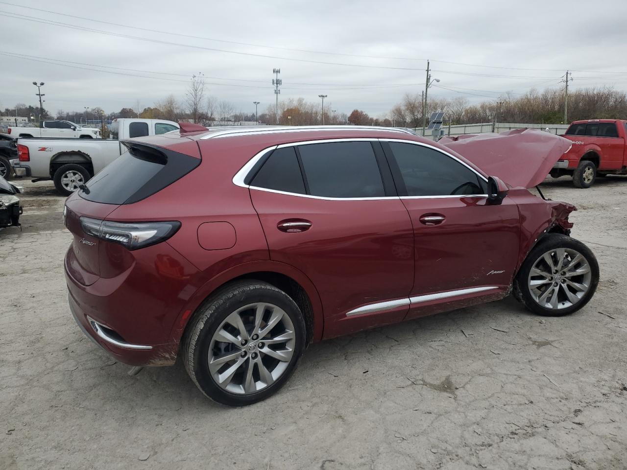 2022 Buick Envision VIN LRBFZRR4XND158497 Copart auction photo, front end / minor dent/scratches damage thumbnail 3