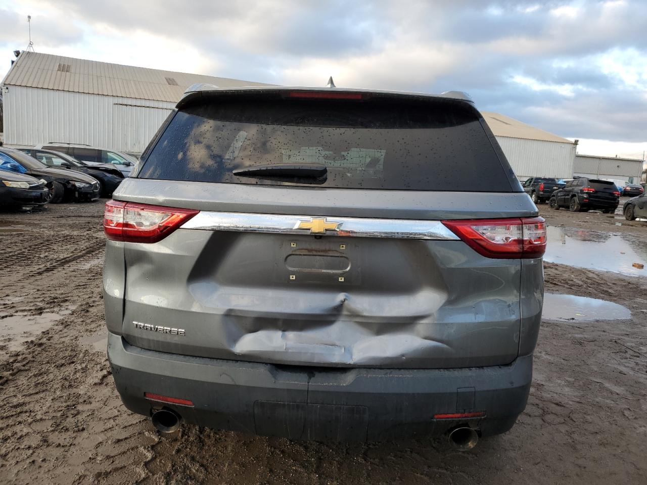 2019 Chevrolet Traverse VIN 1GNERFKW3KJ205252 Copart auction photo, front end / rear end damage thumbnail 6