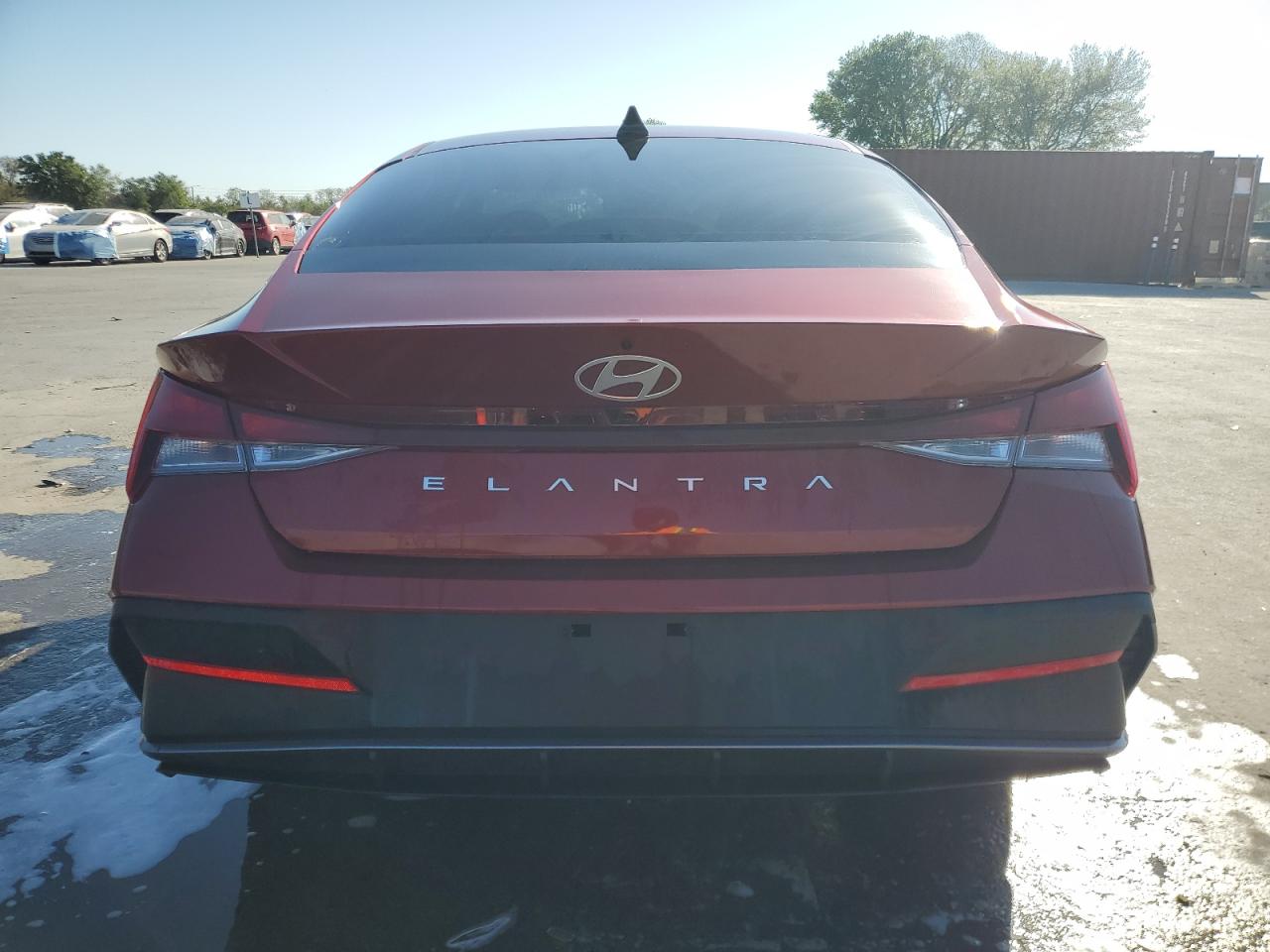 2024 Hyundai Elantra VIN KMHLM4DG7RU774229 Copart auction photo, front end / side damage thumbnail 6