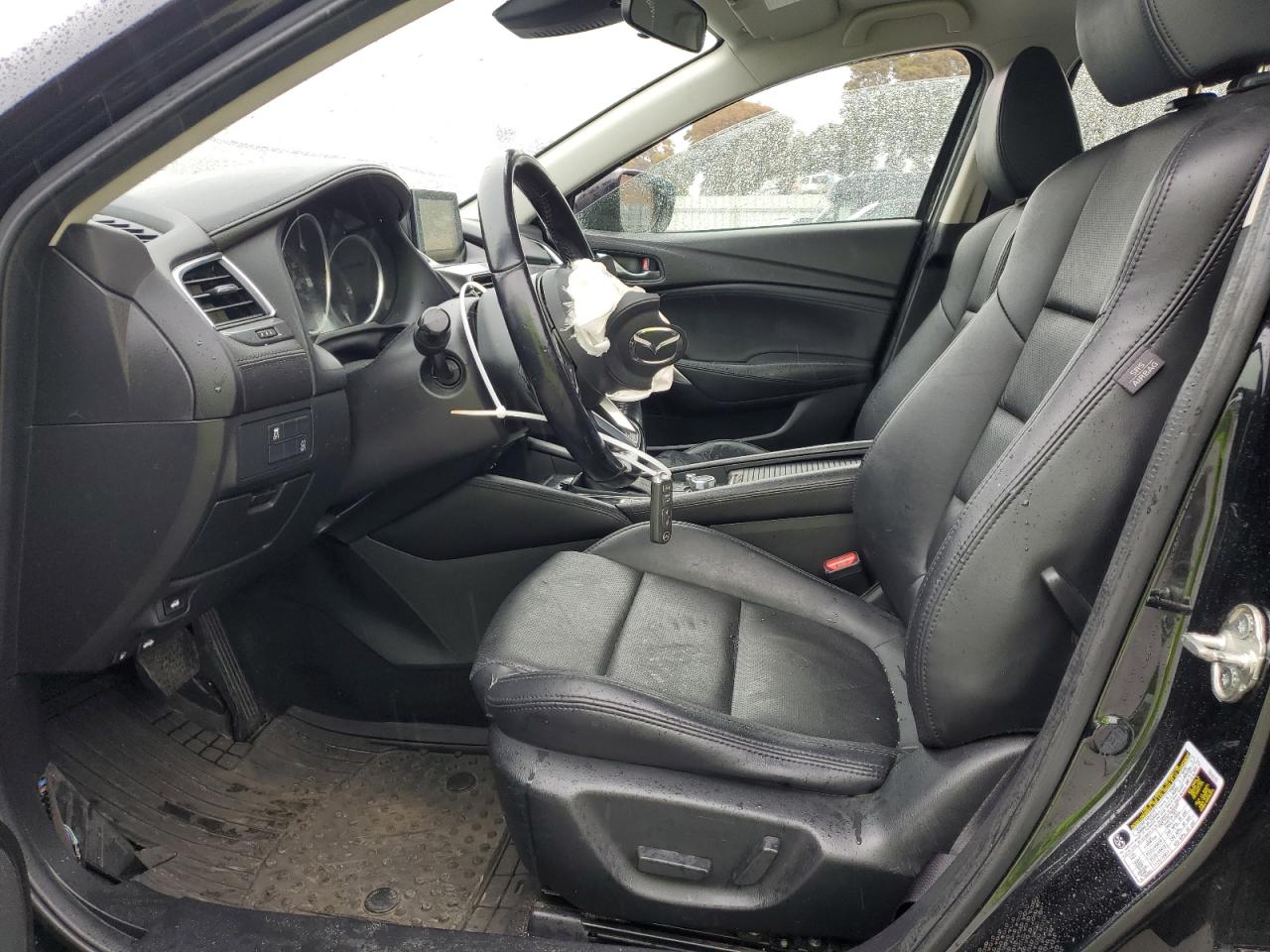 2017 Mazda 6 VIN JM1GL1V52H1129167 Copart auction photo, front end damage thumbnail 7