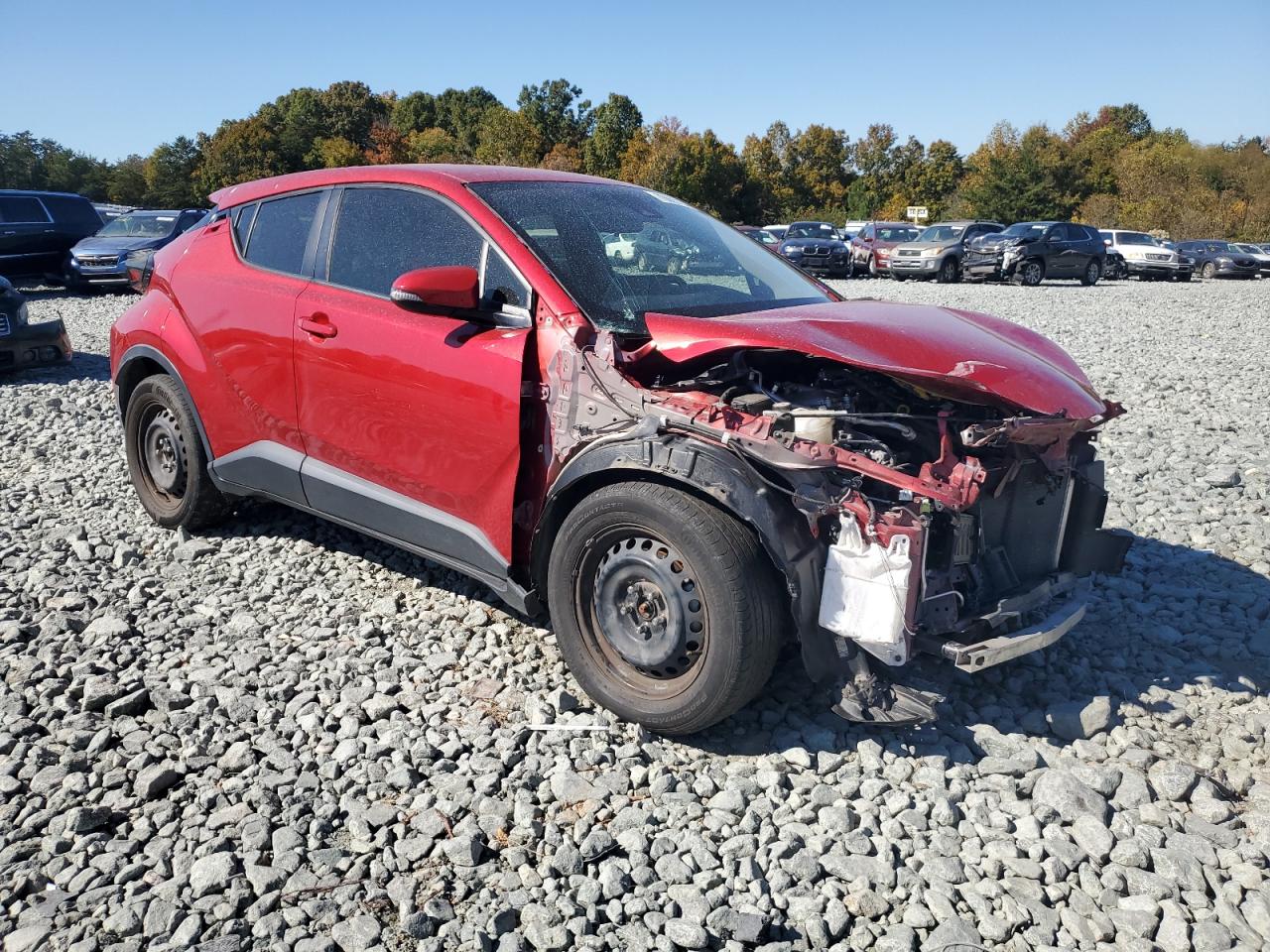 2020 Toyota C-HR VIN JTNKHMBXXL1073745 Copart auction photo, front end damage thumbnail 4