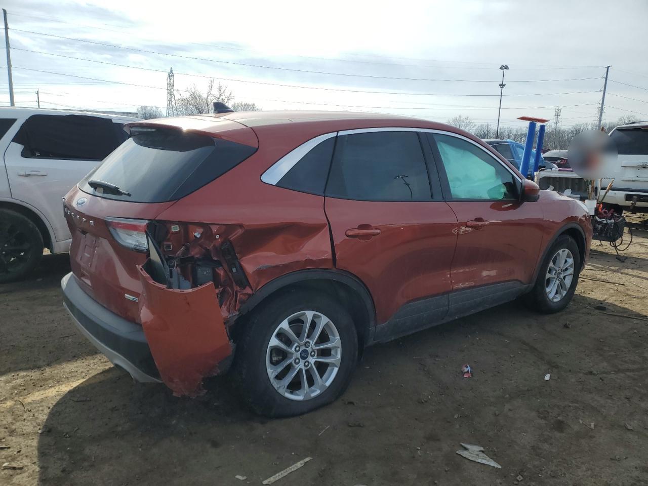 2020 Ford Escape VIN 1FMCU9G65LUA52815 Copart auction photo, rear end damage thumbnail 3